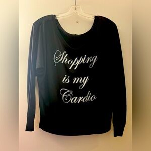 Black Graphic Women's Top